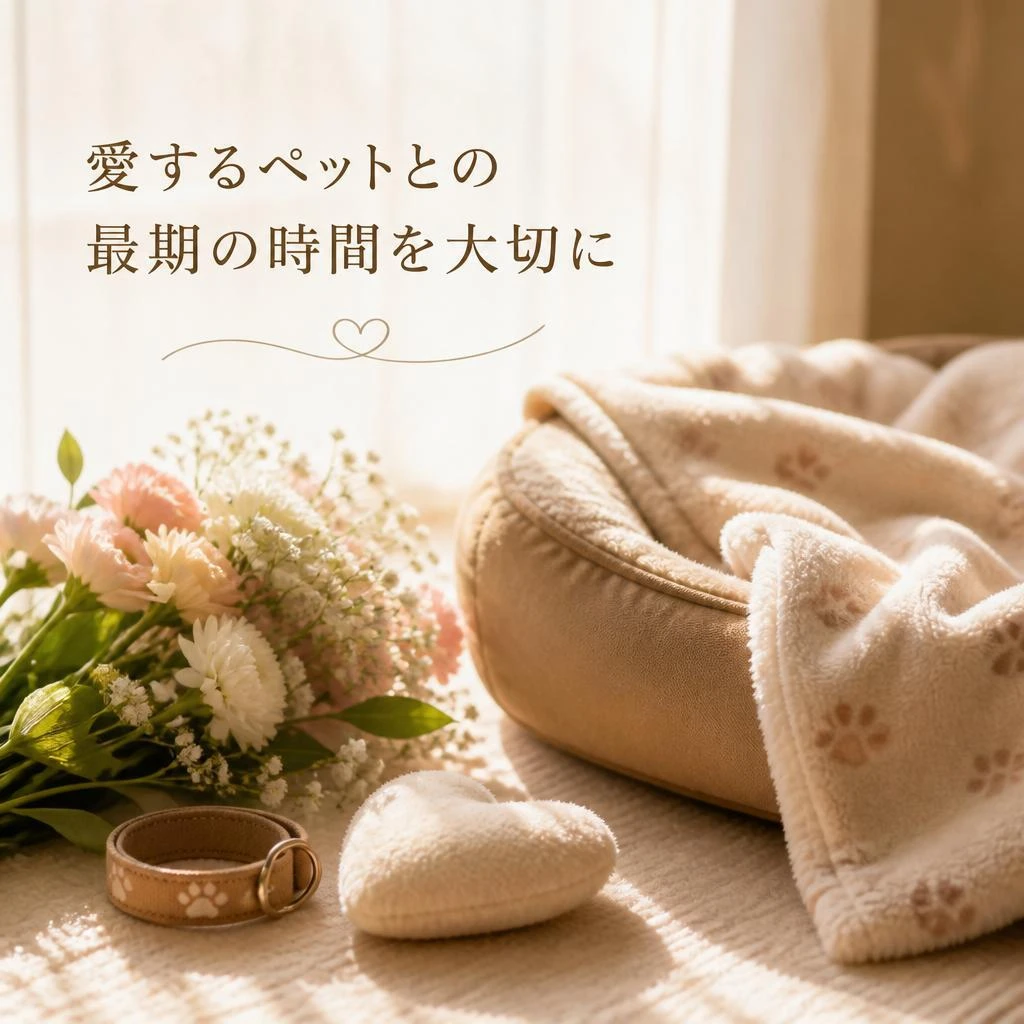 愛するペットとの最期の時間を大切に