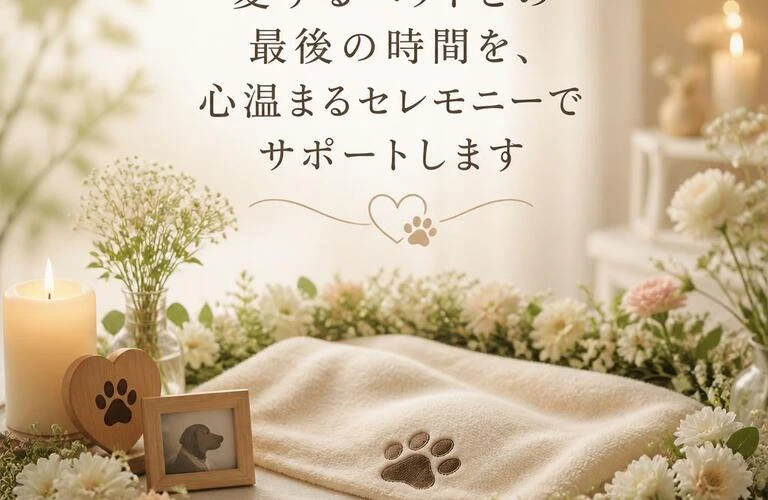 御所市のペット火葬　愛するペットとの最後の時間を心温まるセレモニーでサポートします