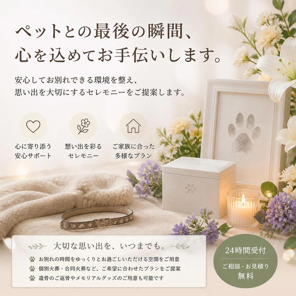 心穏やかなお別れをサポート