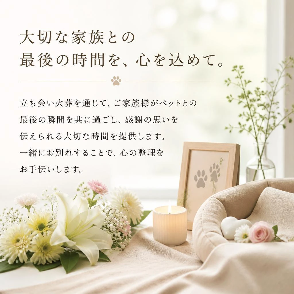 立ち会い火葬での安らぎ