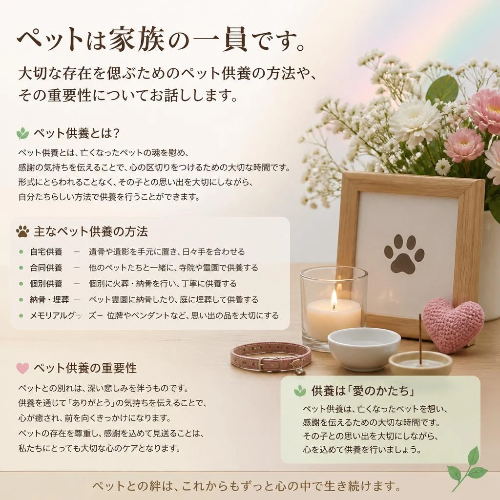 ペット供養の大切さ