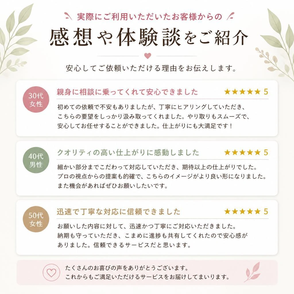 お客様の声