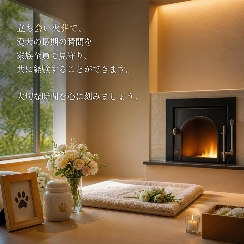愛犬との最期の瞬間を共に