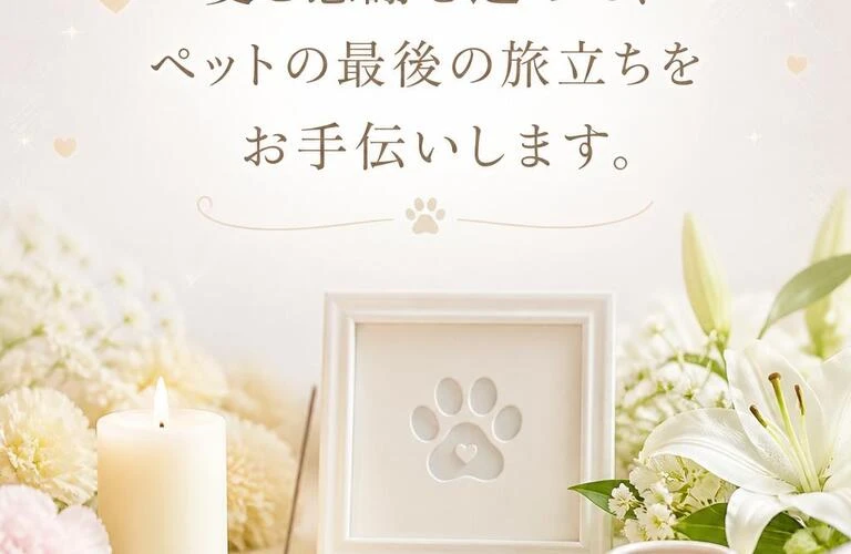 三郷町の訪問ペット火葬　ペットちゃんへ愛と感謝を込めて心暖かな葬儀で最後の旅立ちをお手伝いします