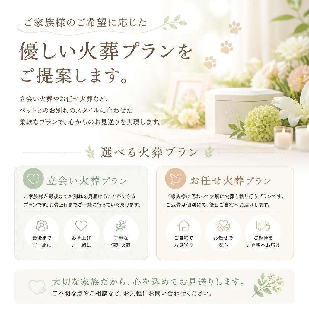 やさしい火葬プラン