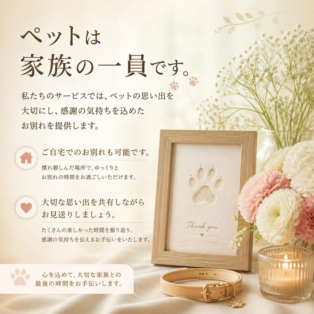 ペットの思い出を大切に