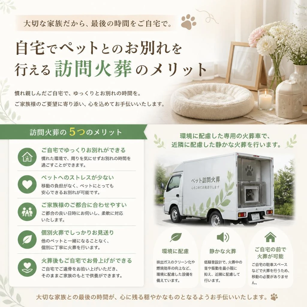 訪問火葬のメリット