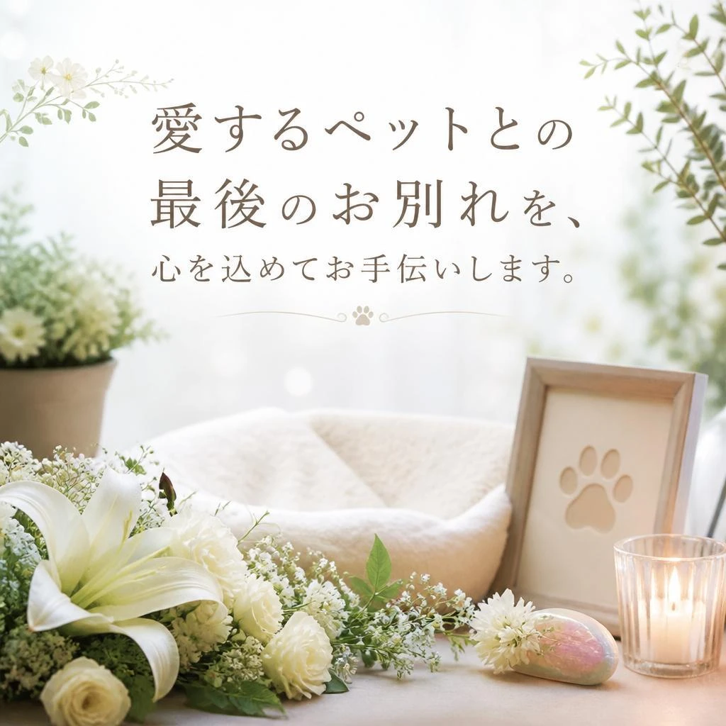 橿原市の訪問ペット火葬　愛するペットとの最後のお別れを心を込めてお手伝いします