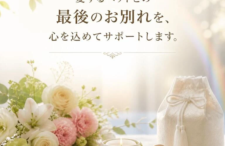 桜井市の訪問ペット火葬　愛するペットの旅立ちを心を込めてお手伝い致します