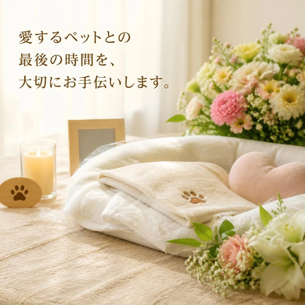 生駒市の訪問ペット火葬　愛するペットとの最後の時間を大切に致します