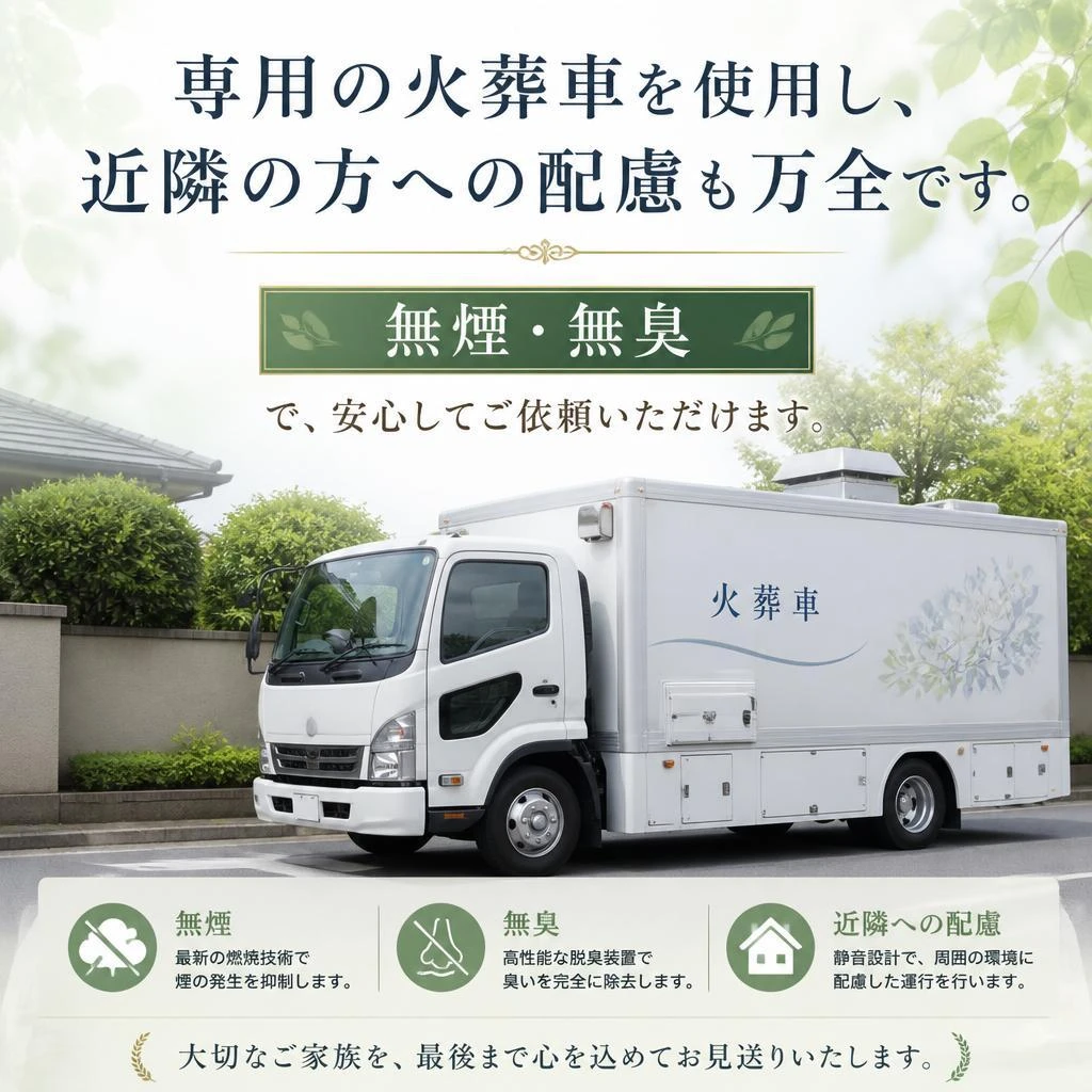 環境に配慮した安心の火葬
