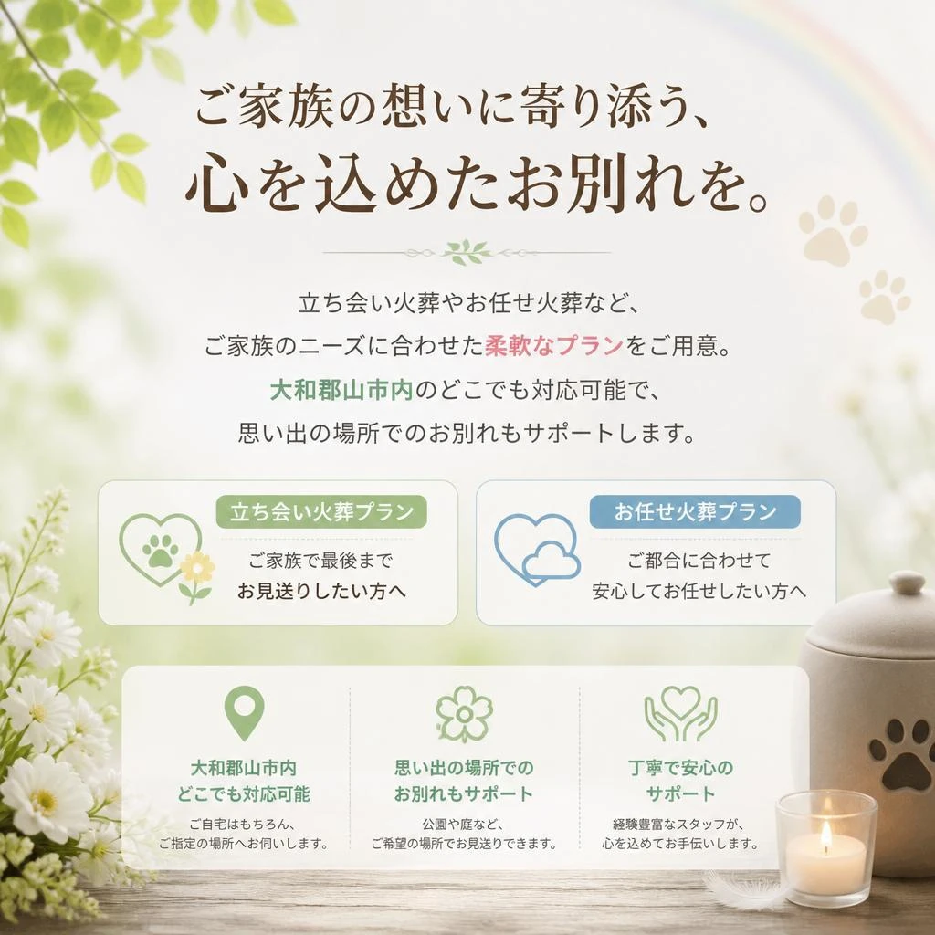 自由なプランの選択