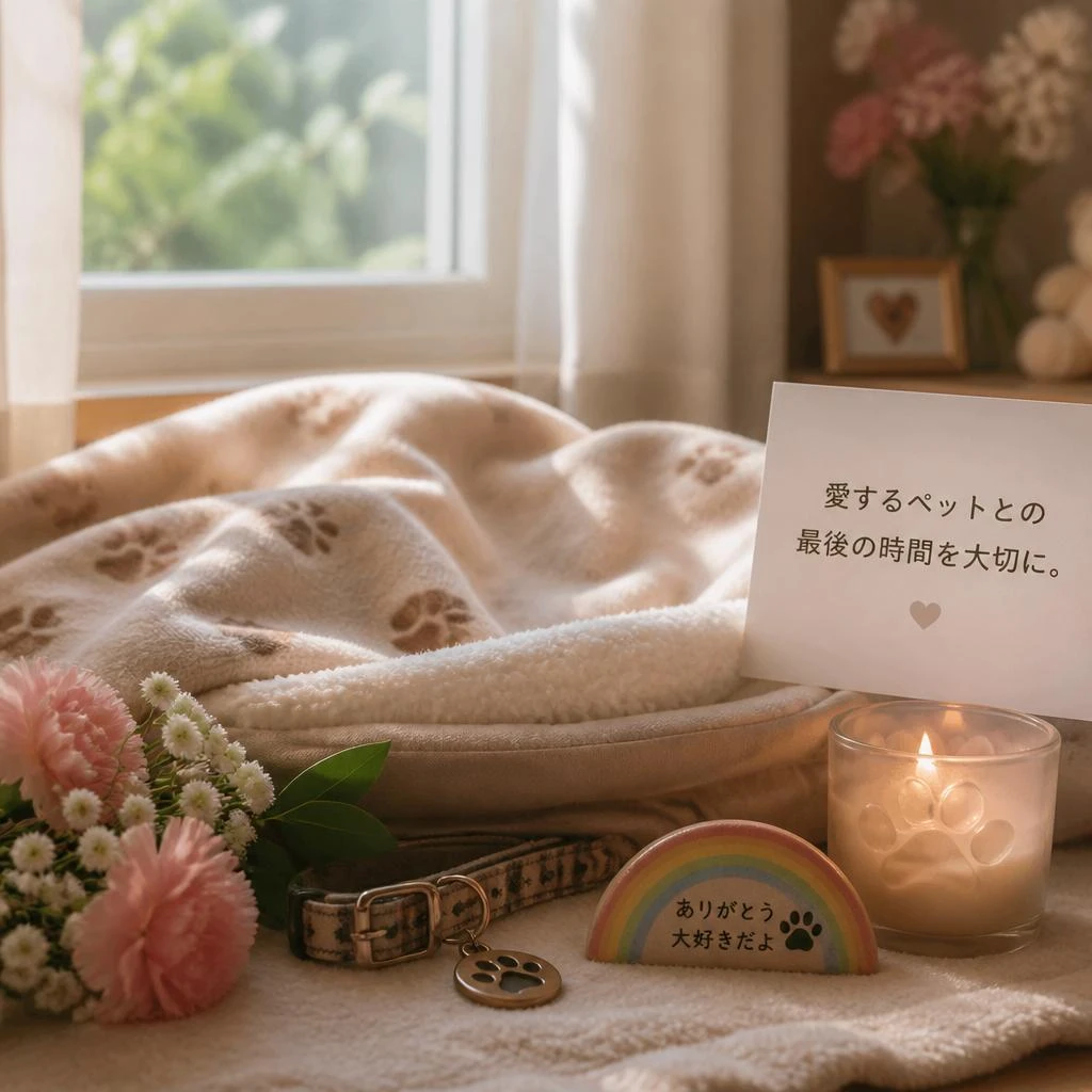 愛するペットとの最後の時間を大切に。