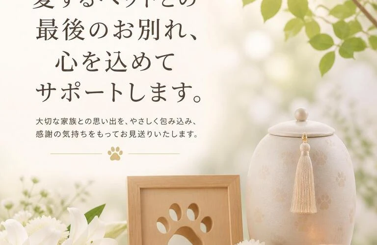 香芝市のペット訪問火葬　ご家族様に寄り添い満足のいくお見送りをサポートします