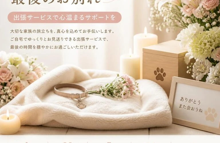 平群町のペット訪問火葬　愛するペットとのお別れを訪問サービスで心温まるサポート