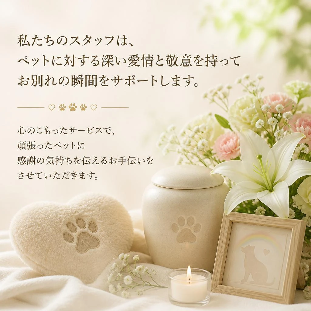 愛するペットに寄り添う心