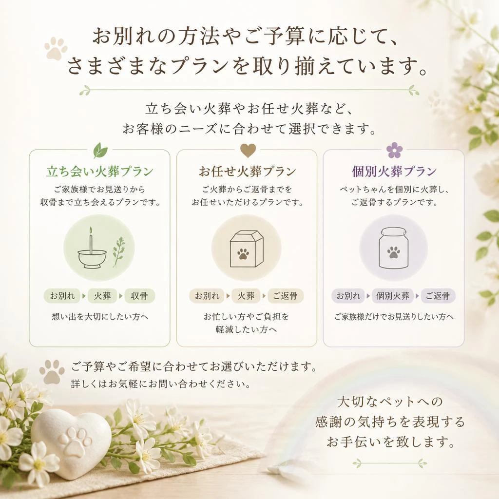 多様なプランをご用意
