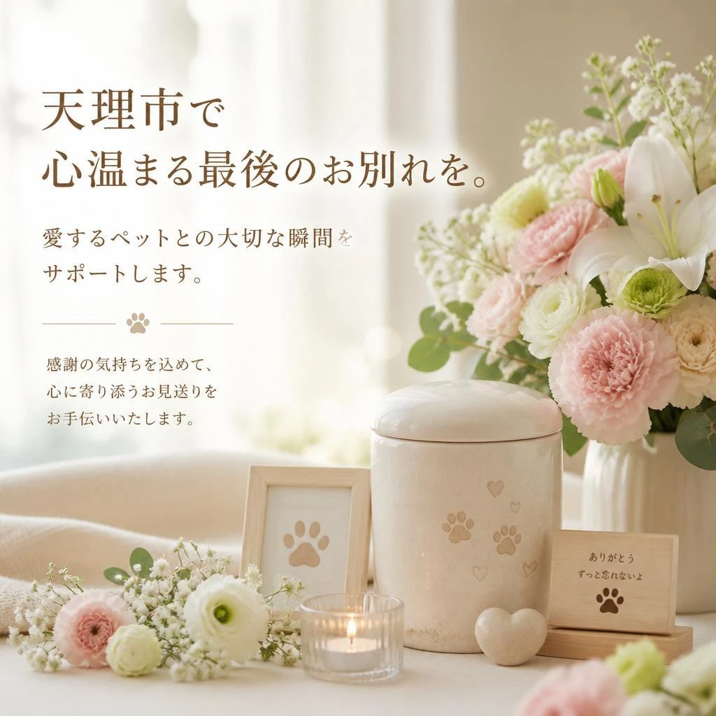 天理市で心温まる最後のお別れを。愛するペットとの大切な瞬間をサポートします。