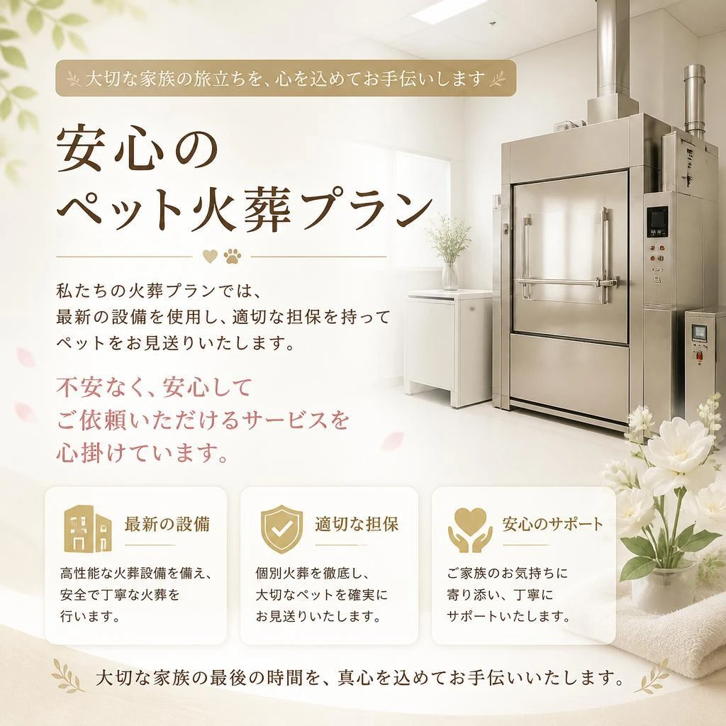 安心・安全な火葬プラン