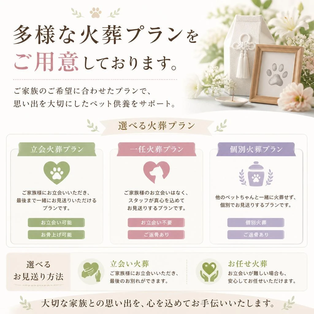 温かな供養のための火葬プラン