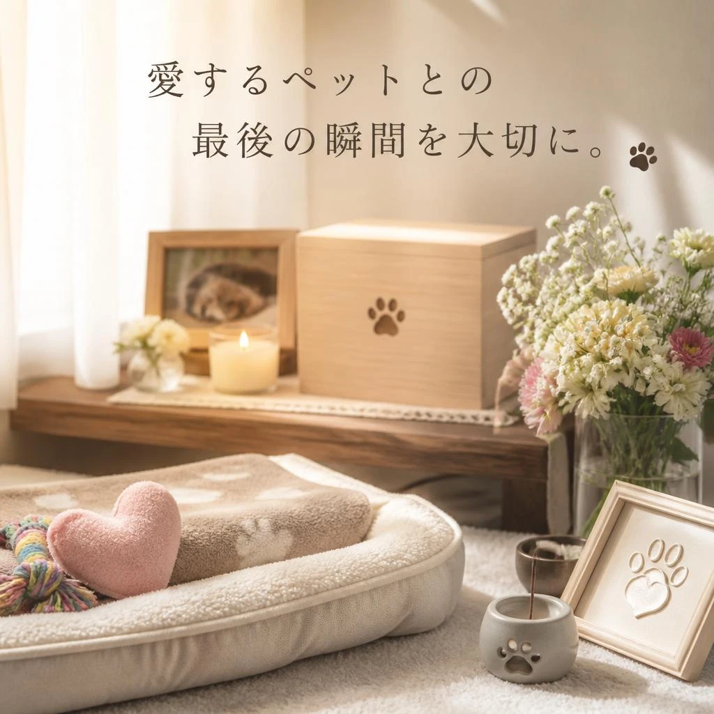 愛するペットとの最後の瞬間を大切に。
