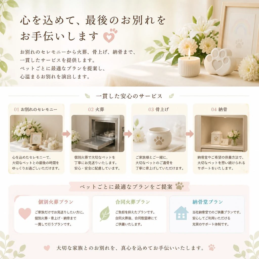 思い出に残る葬儀プラン