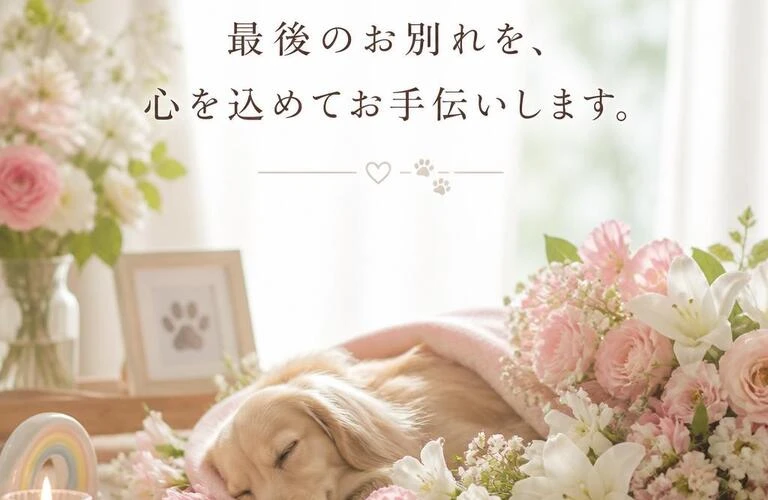 奈良市の訪問ペット火葬　大切なペットとの突然のお別れ　心を込めてお手伝いさせていただきます
