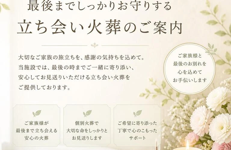 上牧町の訪問ペット火葬　尊い命を最後までしっかりお見送りができる立ち会い火葬のご案内