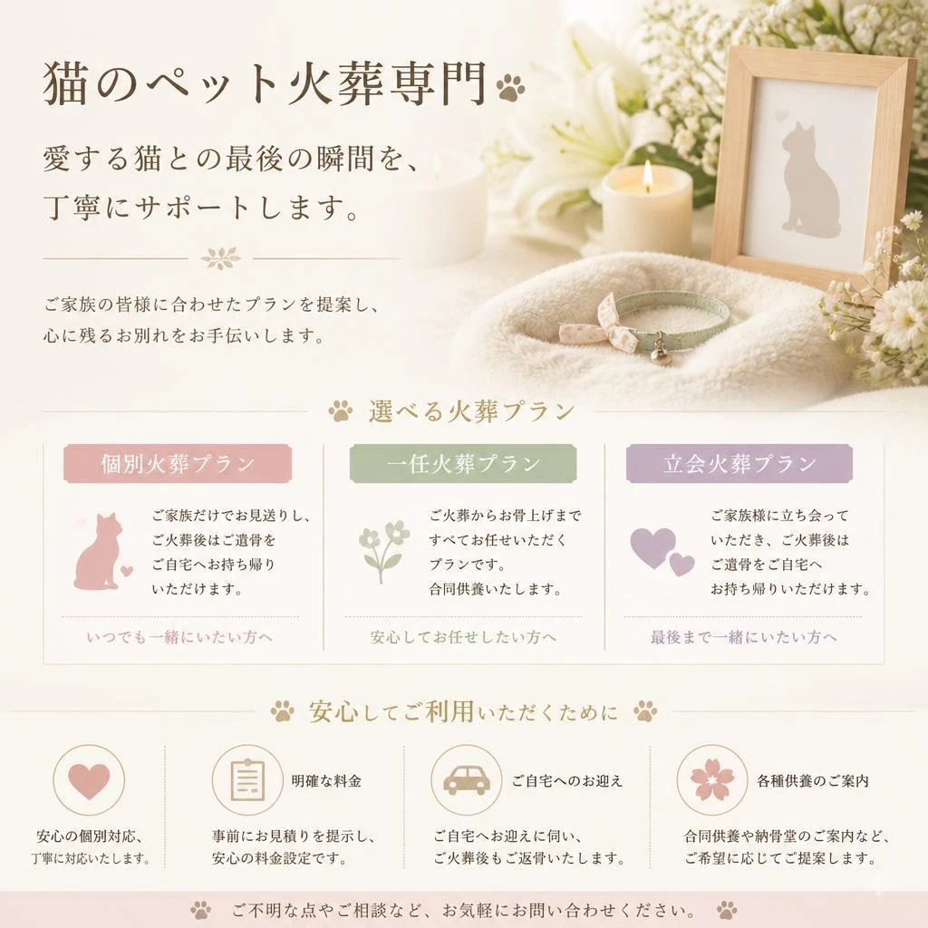 猫の火葬について