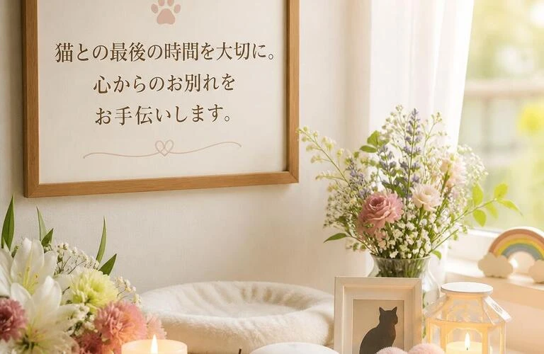 葛城市の訪問ペット火葬　わが子の旅立ちを心温まる葬儀でお手伝いいたします