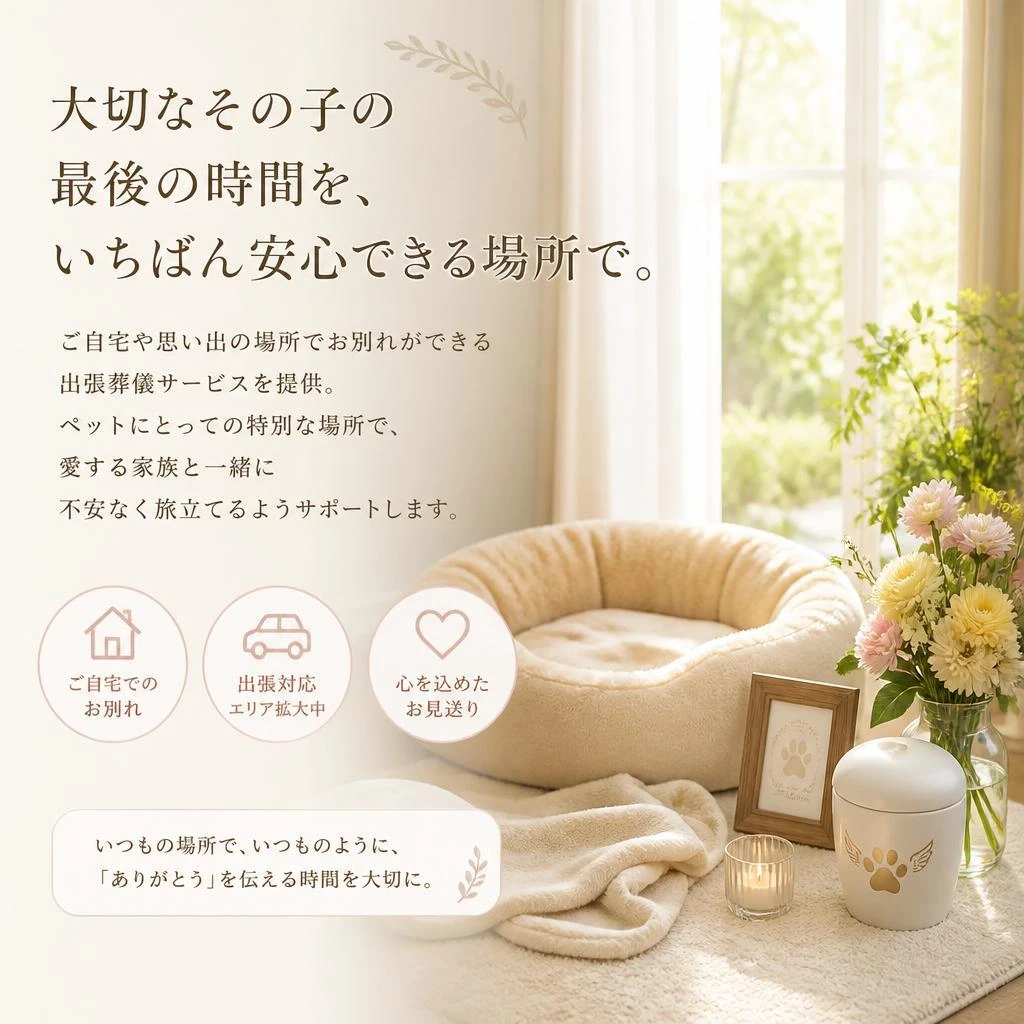 心を込めた出張葬儀