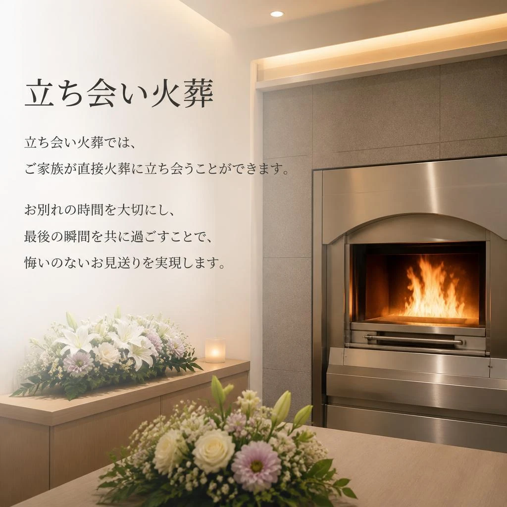 立ち会い火葬で安心の供養