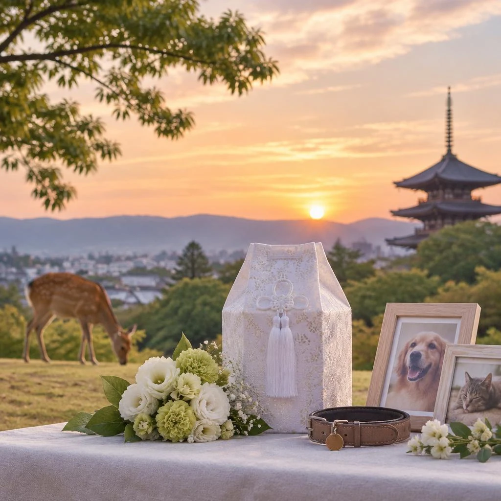 奈良で大切なペットとの最期のお別れを、心を込めて。ご自宅や思い出の場所へ伺い、ご家族の想いに寄り添う訪問ペット火葬をお手伝いします。